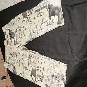 Tribal Stretch Capri Pants Size 8